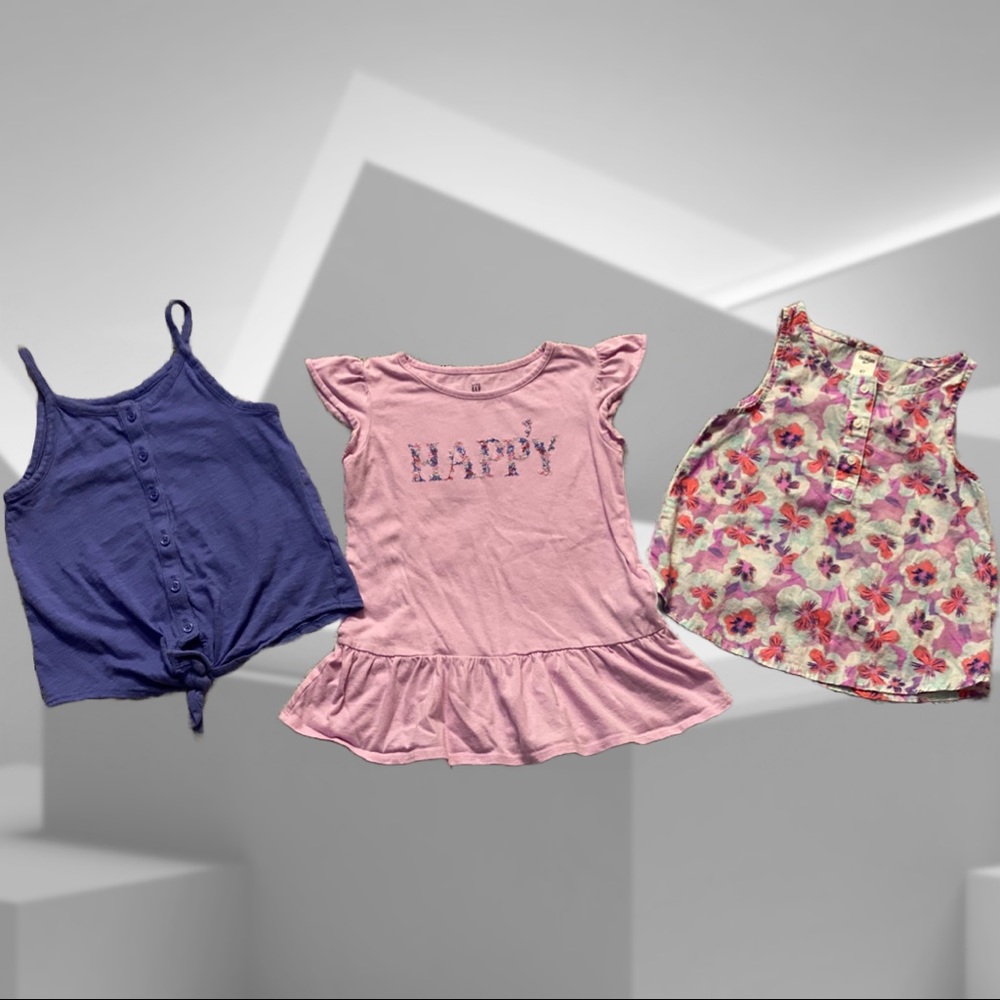 Little Girl’s Tops - Set of Three